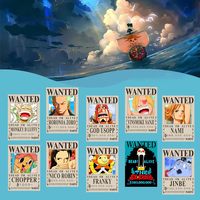 42*29cm Anime Wall Poster Digital Printed Anime Wanted Poster Figure Nouveau et Unique Product