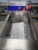 Friteuse à gaz KFC Frymaster 18L à cylindre unique, friteuse à frites de table GPL avec robinet d'huile, équipement pour poulet frit