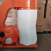 Nouveau aspirateur industriel Vortek MF9022 pour le travail du bois, machine de sculpture mobile, débit d'air 3150m³/h, ventilateur 300mm