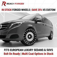 Jantes forgées sur mesure Reach Forged Monoblock 6061-T6, découpe rétro, bicolores, 19 pouces, 5x112 pour Mercedes Classe V