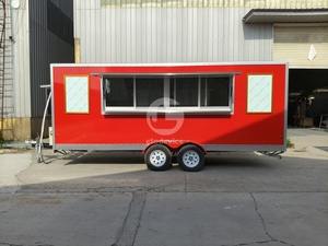 Etodevice Wholesale Customized 5.5m Large Food Mobile Deep Fryer Kitchen Trailer Food Truck - Product Image 4