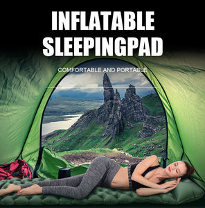 קל מתנפח עם מובנה רגל משאבת נוסף עבה קמפינג מחצלת שינה מתנפחת כרית - Product Image 6