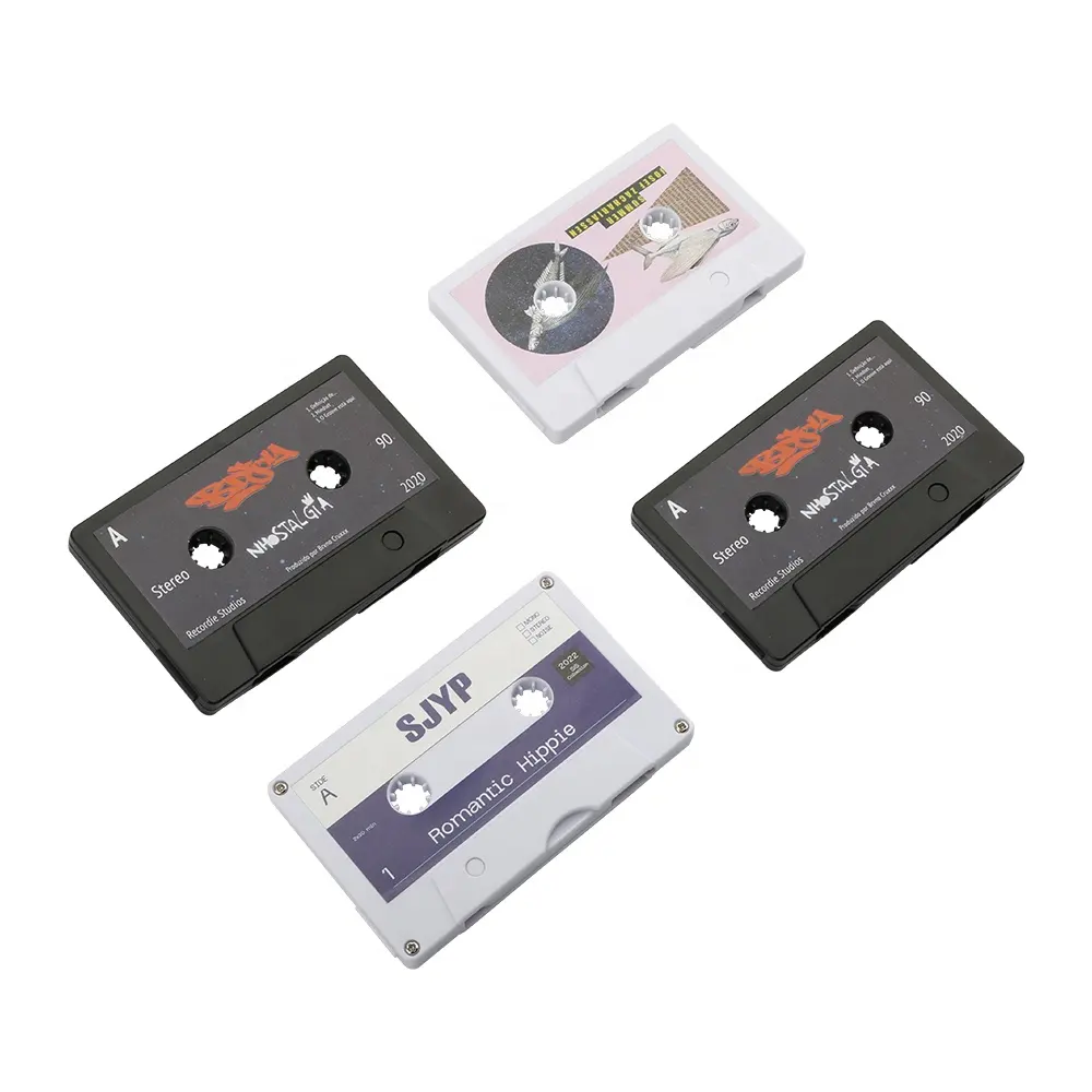 새로운 가제트 사용자 정의 DJ 고속 믹스 카세트 테이프 모양 USB 2.0 메모리 스틱 Usb 플래시 엄지 드라이브 로고