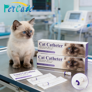 Cathéter urinaire pour chats 0,8 mm/1,0 mm/1,3 mm, emballage <span class=keywords><strong>anglais</strong></span>, pour la réduction des calculs urinaires, bandelettes <span class=keywords><strong>de</strong></span> <span class=keywords><strong>test</strong></span> vétérinaires - Product Image 3