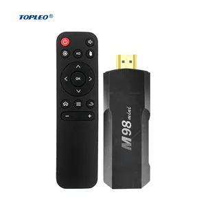 Topleo电视棒2.4g 5g Wifi智能加密狗4k流媒体播放器火4k安卓盒智能电视棒