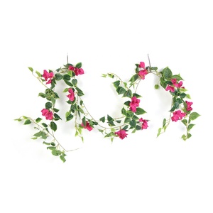 ดอกไม้ปลอมทำจากผ้าไหมเทียมไวสเตียเรียทำจากผ้าไหมทนรังสี UV เหมือนจริงสำหรับแขวนในงานแต่งงานในร่ม/กลางแจ้ง - Product Image 2