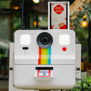 Pour Polaroid Portable Numérique 10,5 pouces Écran tactile Selfie LED DSLR <span class=keywords><strong>Photo</strong></span> Booth avec appareil <span class=keywords><strong>photo</strong></span> et imprimante, boîtier avec valise de transport - Product Image 6