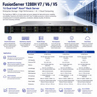 Serveur Rack 1U XFusion FusionServer 1288H V7 V6 V5 à Double Processeur Intel Xeon pour Stockage d'Entreprise et Serveur Cloud IA Haute Performance