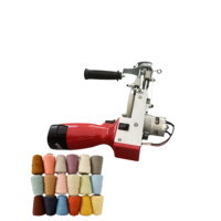 Pistolet de tuftage sans fil à batterie lithium 2-en-1 pour tapis et moquettes, machine à coudre et à tisser, à poils coupés et bouclés, éco-responsable, vente chaude