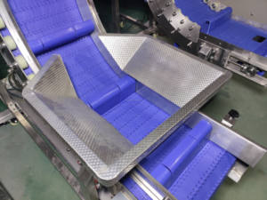 Focus Machinery 90 Derece Köşe Dönüşlü Modüler Plastik Bantlı Konveyör - Product Image 2