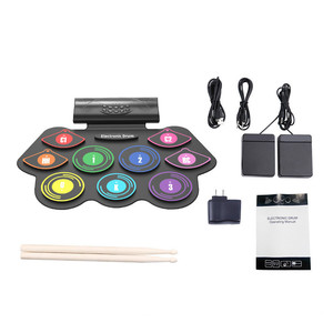 Batería de Litio de 1000 mA, Instrumentos Musicales de Jazz para Adultos, Kit de Batería Eléctrica, Batería Enrollable - Product Image 2