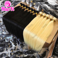 Lot de Cheveux Indiens Bruts, Échantillon Gratuit de Cheveux Indiens Humains Bruts Lisses, Vente en Gros de Cheveux Indiens Bruts 100% Non Traités