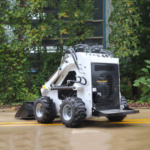 รถตักล้อยางขนาดเล็กคุณภาพสูง ระบบขับเคลื่อนแบบตีนตะขาบ พร้อมมอเตอร์ปั๊ม PLC  รับน้ำหนักได้สูง  ความจุบุ้งกี๋ 0.2 ลูกบาศก์เมตร พร้อมเครื่องยนต์ - Product Image 6