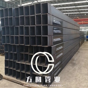 EN10210 Carbon <strong>Steel</strong> ERW Welded Square Rectangular Tube Structure <strong>Pipe</strong> with Cutting &amp; Bending Services Factory Direct Supply - Product Image 4