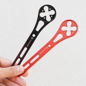 Soporte para manillar de bicicleta, aleación de aluminio, negro, rojo, plateado, para bicicletas de montaña, CB 16047, ordenador integrado y luz - Product Image 5