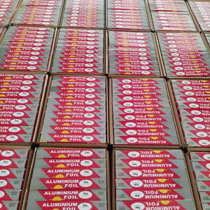 Rolo de papel doméstico para confeitaria, rolo de folha de alumínio jumbo para cozinhar churrasco, 9/20 microns - Product Image 3