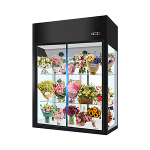 Estuche de exhibición para tienda de flores, refrigerador de aire de puerta única, refrigerador para flores - Product Image 6
