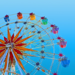 Construisez votre propre grande roue d'attraction extérieure personnalisée en acier avec éclairage LED pour centre commercial - Product Image 2
