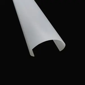 Modern Design Custom Extrusion Linear LED Light PC Diffuser Transparent Plastic Lamp Cover Polycarbonate Lampshade