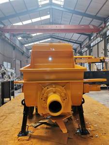 Produto quente Reboque-Montado Portátil Estacionária Baixo Preço Mini Usado Bombas De Concreto Bomba De Concreto Diesel para venda - Product Image 6