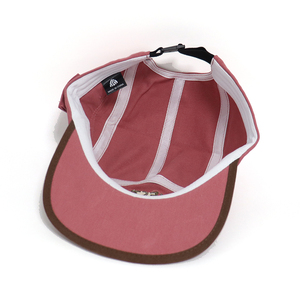 Nhà Máy Bán Buôn Thiết Kế Mới Tùy Chỉnh Dây Thêu Biểu Tượng Giản Dị 5 Bảng Điều Chỉnh Bông Twill Thoáng Khí Phẳng-Brim Phụ Nữ Trại Mũ Mũ - Product Image 5