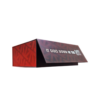 Customized Universal Thick Paperboard Collapsible <b>Square</b> Cosmetic Gift Box with Embossing UV Coating Recycled Materials - Product Image 5