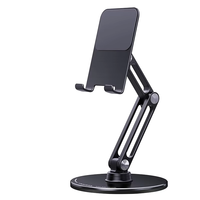 YTGEE 360 degrés Rotation support de bureau Angle réglable en alliage d'aluminium support de téléphone portable de bureau pour Smartphone tablette Ipad