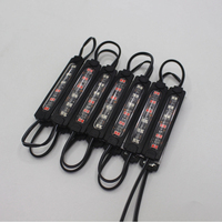 Module LED RAYFONDLED 86x20mm 12 LED 2W COB rouge/bleu clignotant IP65 DC12V 120° d'angle de vision pour voiture, camion, moto, tout-terrain