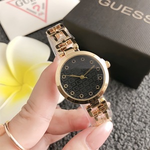 Reloj de pulsera de cuarzo para mujer, de acero inoxidable, esfera analógica redonda de 30 mm, correa plateada, elegante y a la moda - Product Image 4