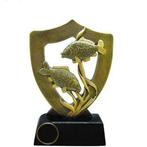 Meest populaire vorm vis bowling kampioenschap trofee gouden boksen trofee