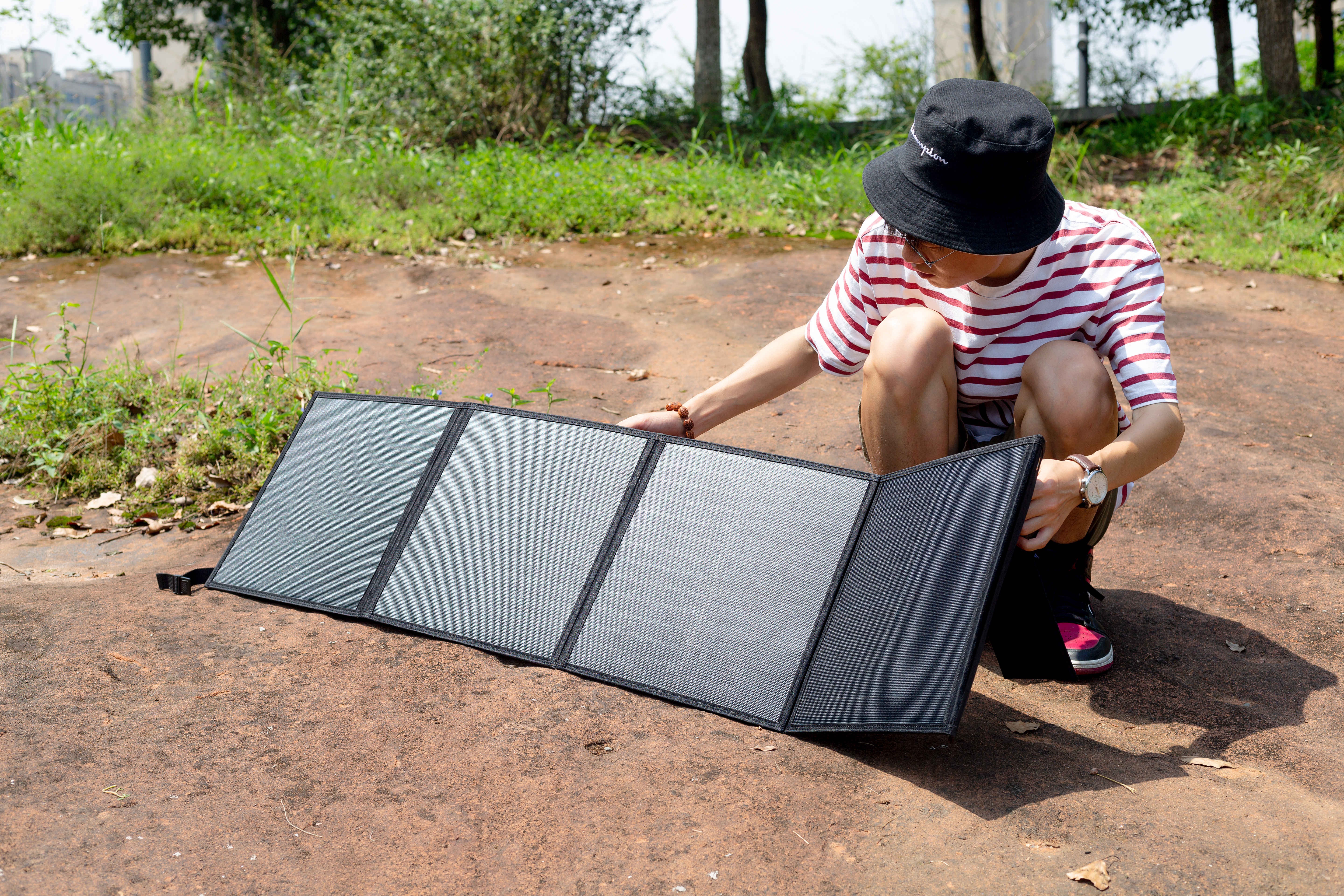 80 Вт Водонепроницаемый моно портативный солнечный продукт ETFE Солнечная Панель зарядное устройство солнечная панель