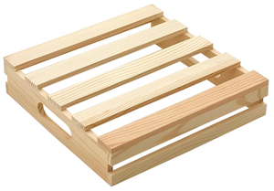 Casse per Pallet quadrate in <span class=keywords><strong>legno</strong></span> stoccaggio <span class=keywords><strong>di</strong></span> vassoi in <span class=keywords><strong>legno</strong></span> non finiti per artigianato fai da te - Product Image 3