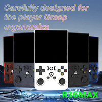 Console de jeu vidéo portable R36s MAX, écran IPS de 4,0 pouces, lecteur de jeux portable avec Wi-Fi, prend en charge plus de 30 émulateurs, système Linux