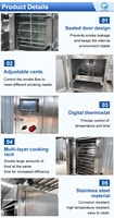 Fumoir électrique OCEAN 100 kg pour bacon, brisket, viande et poisson