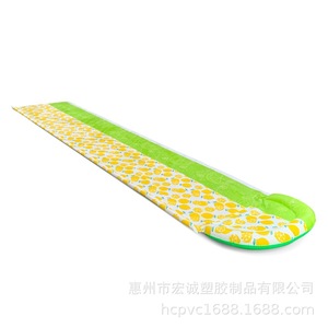 Tobogán acuático inflable para niños con función de pulverización, color verde real, 22.1.1, para uso doméstico - Product Image 5