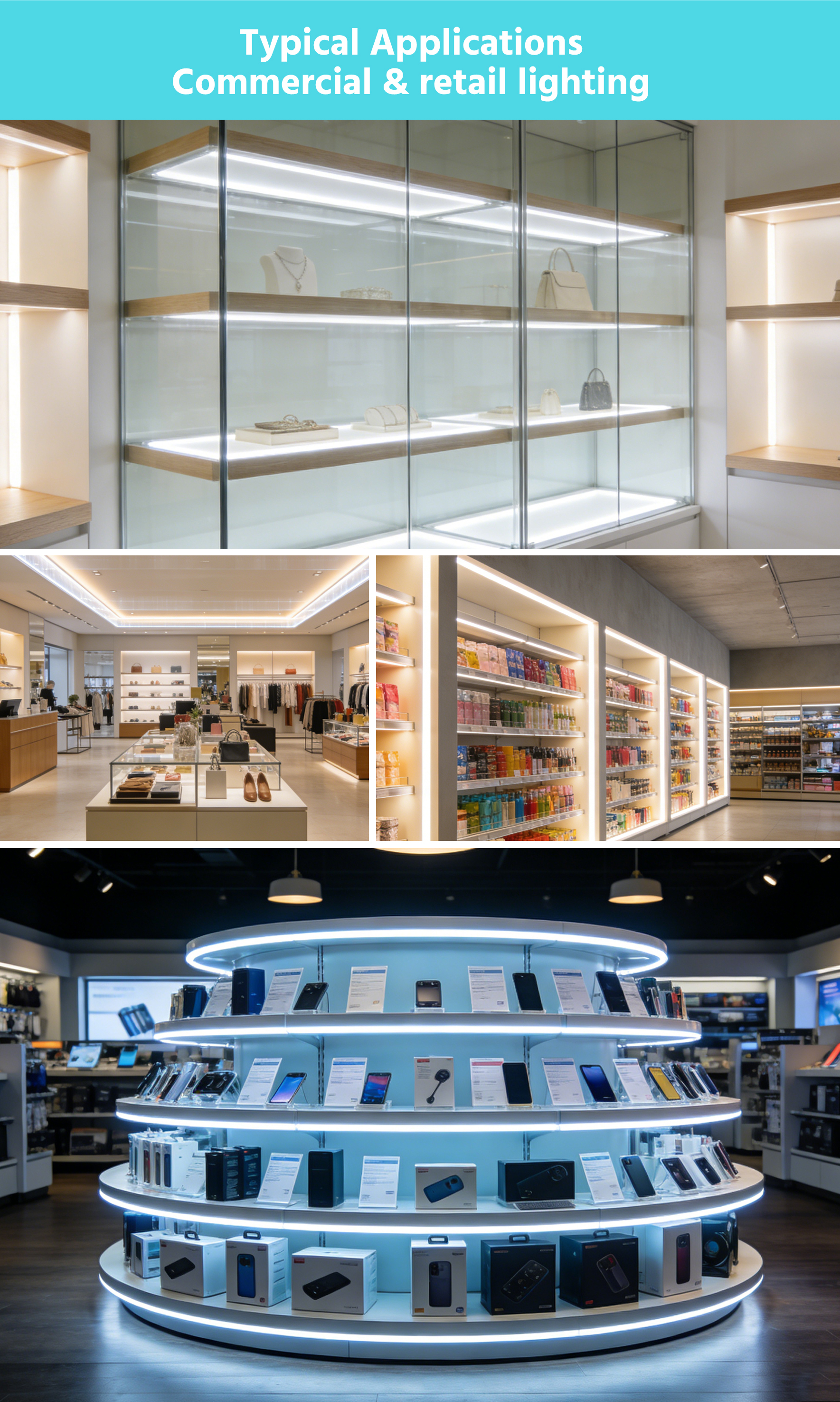 LED Neon Linear Light 10x10 for Interior Profile Highlighting, Stable Electrical Design for Commercial Use · image 4