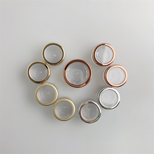 Rõ Ràng Nhỏ Vòng Travel Container Jar Chậu Có Nắp Đậy Cho Make Up Powder Eyeshadow Sắc Tố <span class=keywords><strong>Lotion</strong></span> Kem Lip Balm Lip - Product Image 2