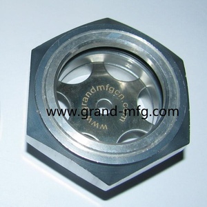<strong>Flange</strong> Fused Sight Glass Nickel <strong>Plated</strong> with Natural Glass for Refrigeration Equipments - Product Image 5