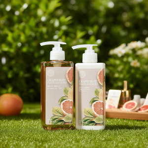 Set de Loción Corporal de Pomelo 500ml 200ml Hidratante Iluminadora para Todo Tipo de Piel Fórmula K Beauty - Product Image 3