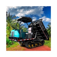 Dumper sur chenilles 3 tonnes Dumper sur chenilles diesel personnalisable-Camion auto-videur hydraulique pour la vente