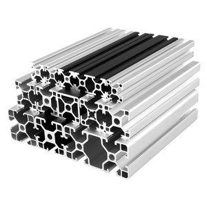 Hồ sơ nhôm công nghiệp tiêu chuẩn Châu Âu 4040 Ống Vuông dây chuyền lắp ráp thiết bị bảng hỗ trợ khung góc - Product Image 3