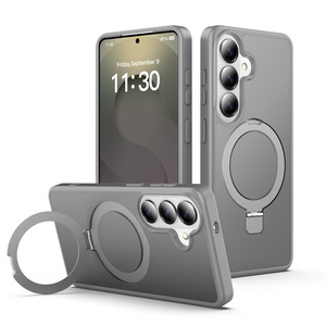 Fundas Mate para Teléfono Samsung S26 Ultra 2026 con Anillo Magnético, Soporte y Carga Inalámbrica, Compatible con S25, S24, S23, <span class=keywords><strong>S22</strong></span> - Product Image 1