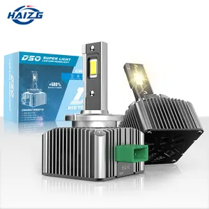 HAIZG – phare led série D D3S canbus, lampe frontale HID, ampoule Xeon pour les systèmes d'éclairage des voitures, nouvelle mise à niveau