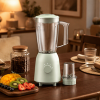 Blender électrique pour usage domestique avec pot en PC incassable de 1,5 L et bouton de commande à 3 vitesses variables