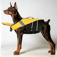 Gilet de sauvetage pour chien, gilet de natation pour animaux de compagnie, réglable avec poignée de sauvetage, aide à la flottabilité pour l'été, la plage, la piscine et la navigation
