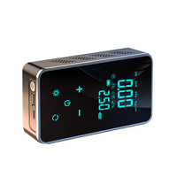 TGYLE Nouvelle Pompe à Air Portable Filaire et Sans Fil Rechargeable avec Manomètre Numérique et Lumière d'Urgence pour Gonflage des Pneus