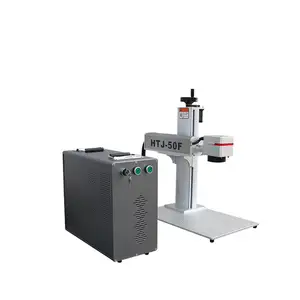 Máquina de marcação a laser de fibra JPT 50w 60w para metal e plástico, cortador portátil de marcação a laser