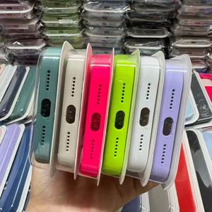 Coque en silicone liquide Factory Direct pour IPhone 17 Air Pro Max Macaron couleur bonbon solide avec couvercle de boîte à paquets - Product Image 5