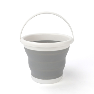 3L 5L 10L reusable folding water bucket plastic Collapsible bucket with handle