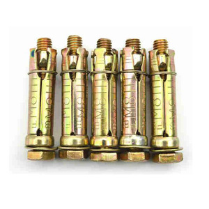 Zinken plating Geel koolstofstaal 3 stuks 4 stuks Fix ankerbout/rawlbout - Product Image 2